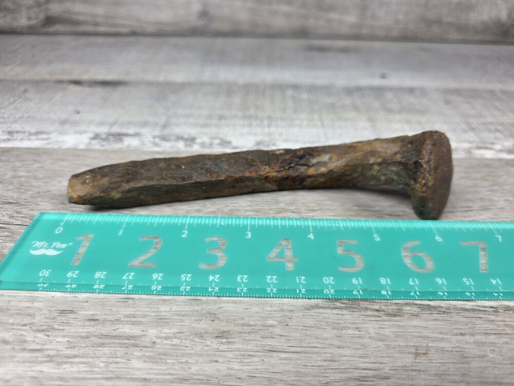 Vintage Railroad Spike 6.5" Long Paperweight Rustic Farmhouse Home Decor b107 - Picture 6 of 7